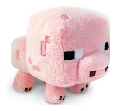 Mojang Minecraft Peluche Piggibank Cerdito 22 Cm Aprox Intek