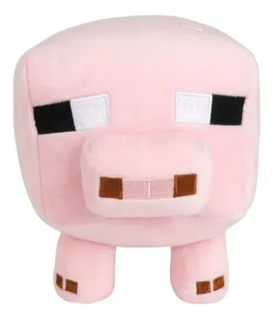 Mojang Minecraft Peluche Piggibank Cerdito 22 Cm Aprox Intek - Imagen 2