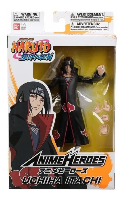 Figura de acción Itachi Uchiha 36900-36904 de Bandai Anime Heroes