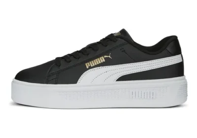 Zapatilla Puma Smash Platform V3 Negro Mujer