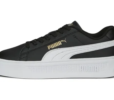 Zapatilla Puma Smash Platform V3 Negro Mujer